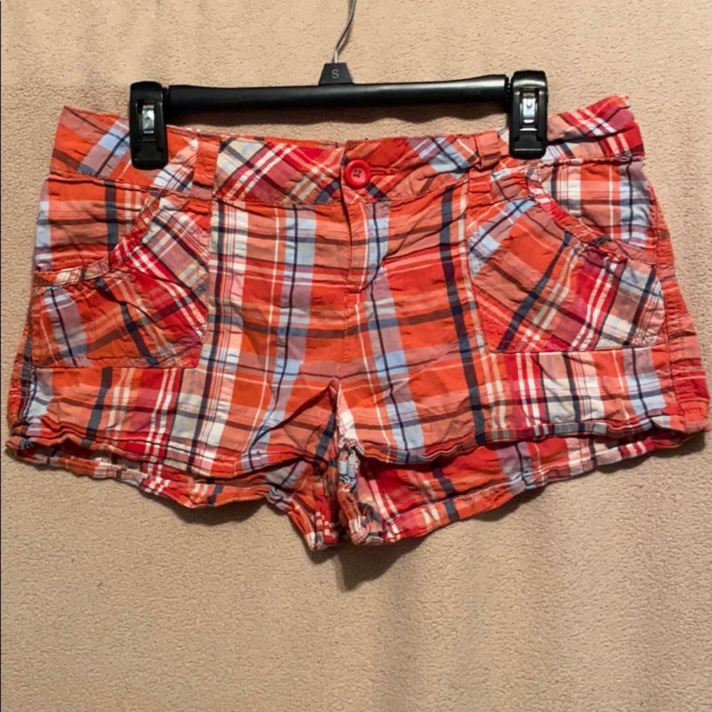 Plaid shorts
